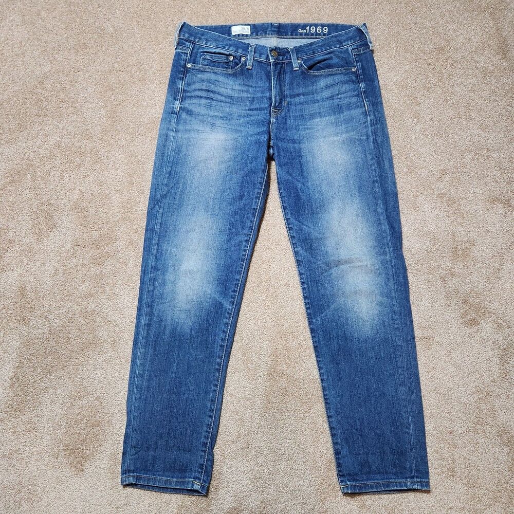 Gap 1969 Women 8 Mid Rise Sexy Boyfriend Jeans